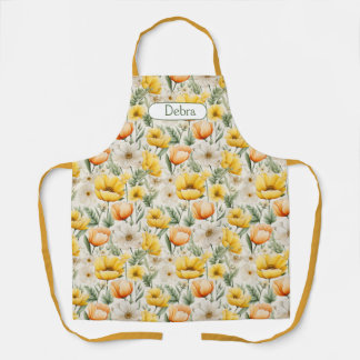 Fall into the Spring Flowers - customised Apron