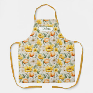 Fall into the Spring Flowers - customized Apron