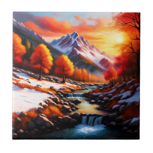 Fall into Winter Ceramic Tile