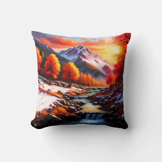 Fall into Winter Cushion (Front)