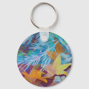 Fall Into Winter Key Ring