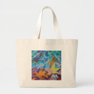Fall Into Winter Large Tote Bag