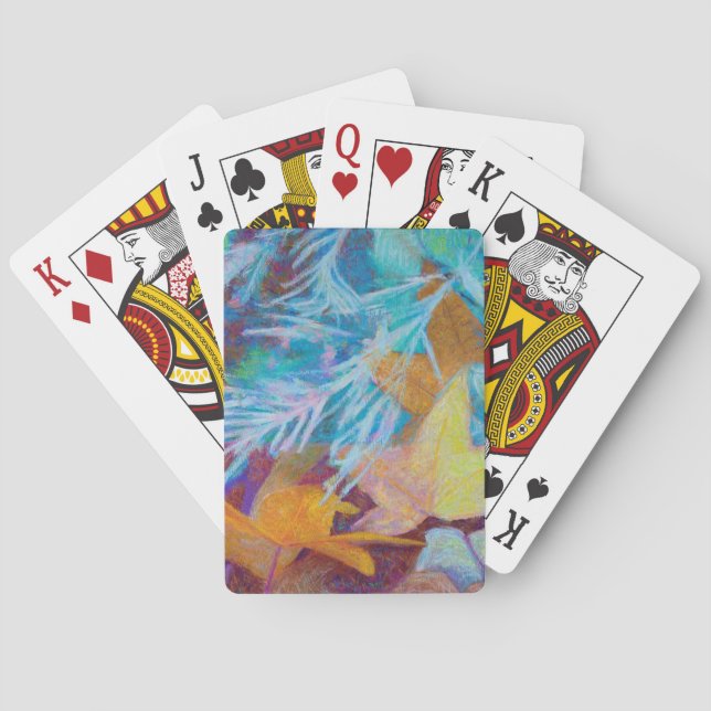 Fall Into Winter Playing Cards (Back)