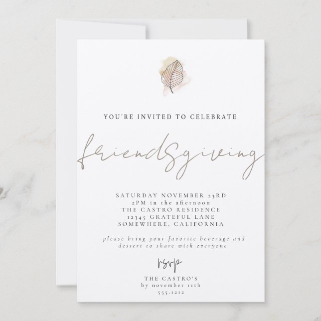 FALL INVITE (Front)