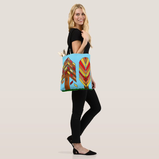 Fall is Here Tote Bag (On Model)