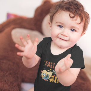 Fall Is In Air With Swinging Racoon Baby Bodysuit