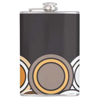 Fall is in Full Circle Hip Flask