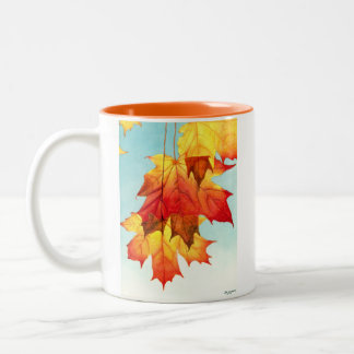 Fall is in the air! Two-Tone coffee mug
