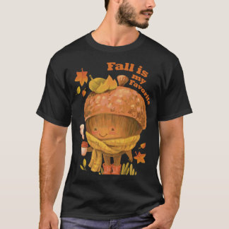 Fall is my favourite Acorn autumn leaves coffe T-Shirt