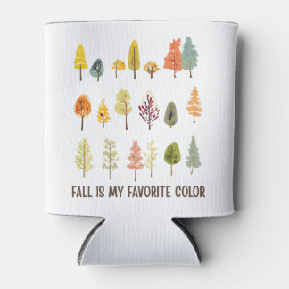 Fall is my favourite colour can cooler
