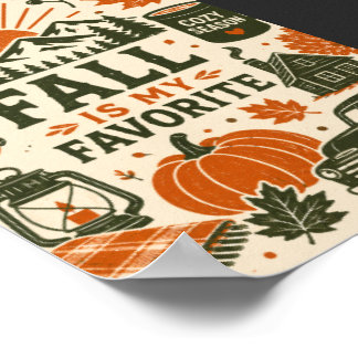 Fall is my Favourite Poster