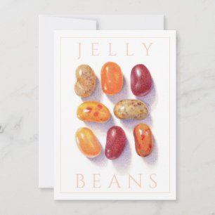 FALL JELLY BEANS 4.5x6.25 Flat Card