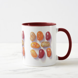 FALL JELLY BEANS Maroon Combo Mug