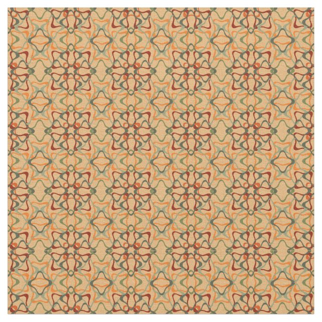 Fall Kaleidoscope  Fabric (Close Up)