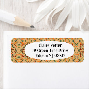 Fall Kaleidoscope  Return Address Label