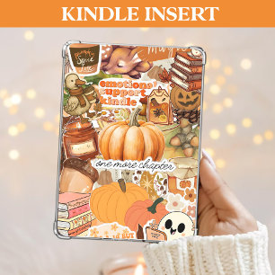 Fall Kindle Insert Autumn Cosy Bookish Gift Holiday Card