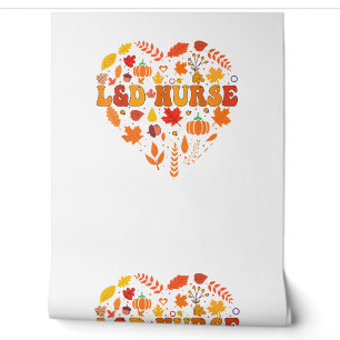 Fall L&D Nurse Thanksgiving Groovy Labour And Deli Wallpaper