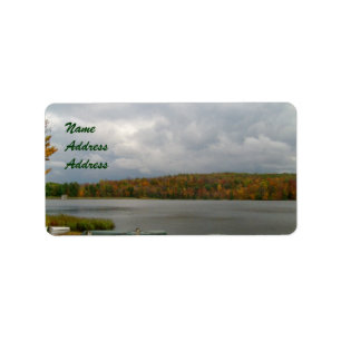 Fall/Lake Design Address Labels