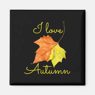 Fall Leaf Autumn September  Magnet