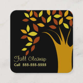 Fall Leaf Business Cards