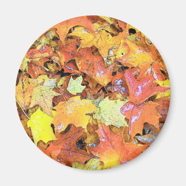 Fall Leaf Magnet (Front)