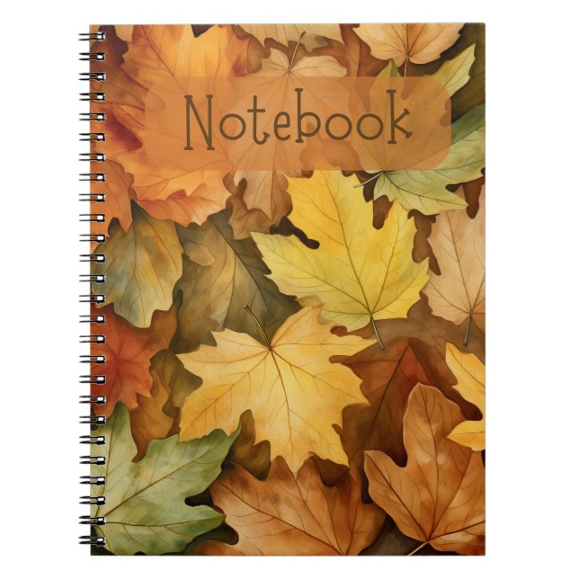 Fall Leaf Notebook (Front)