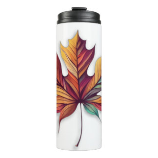 Fall leaf Thermal Tumbler