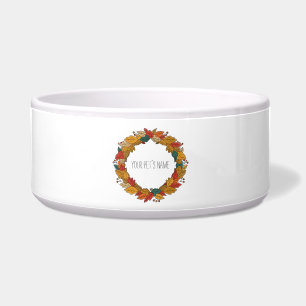 Fall Leaf Wreath Circle