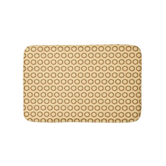 Fall Leaf Wreath Circle Bath Mat