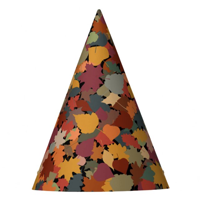 Fall & Leafs Party Hat (Front)