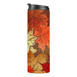 Fall Leave Thermal Tumbler