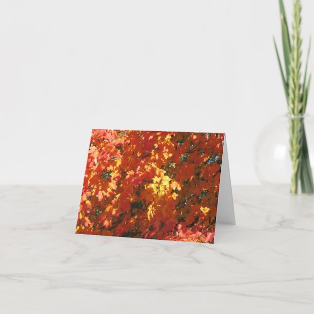 Fall Leaves - 1 Card (Front)