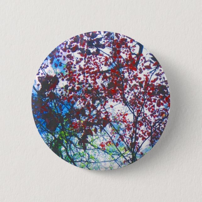 Fall Leaves 6 Cm Round Badge (Front)