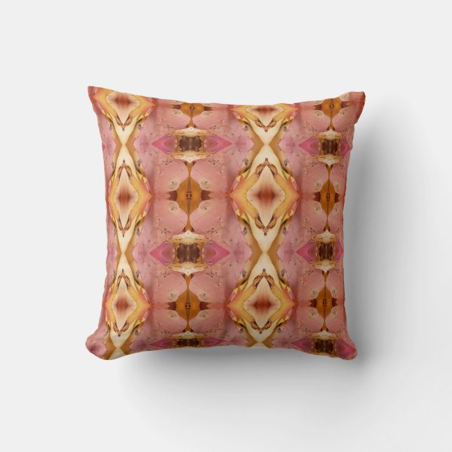 Fall leaves abstract cushion (Front)