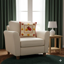 Fall Leaves Accent - Cosy Rustic Autumn Decor