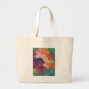 Fall Leaves along the coast in New England Large Tote Bag