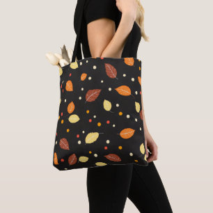 Fall Leaves Autumn Pattern Tote Bag