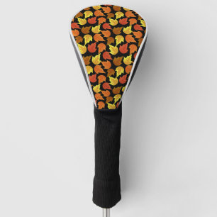 Fall Leaves Autumn Season Thanksgiving Halloween Golf Head Cover