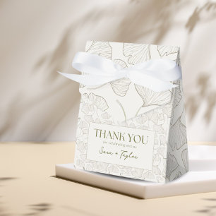 FALL LEAVES AUTUMN WEDDING FAVOR BOX