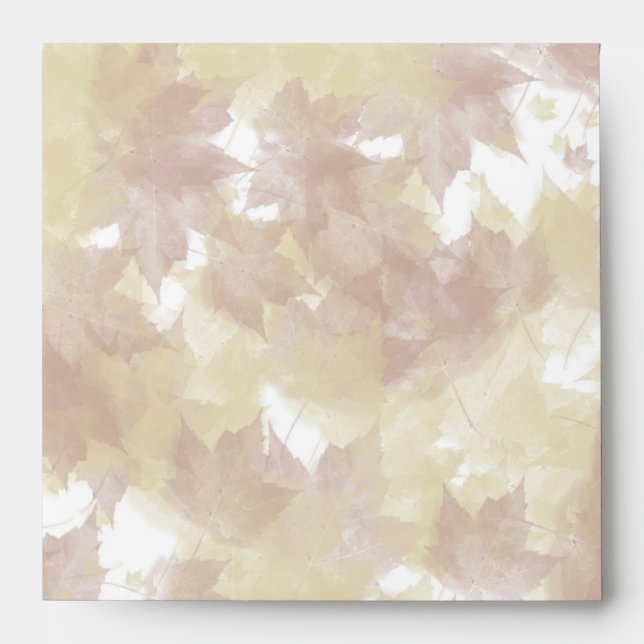 Fall Leaves Background Envelope (Front)