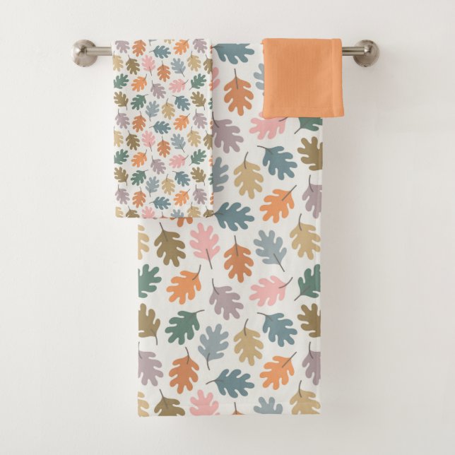 Fall Leaves Bath Towel Set (Insitu)