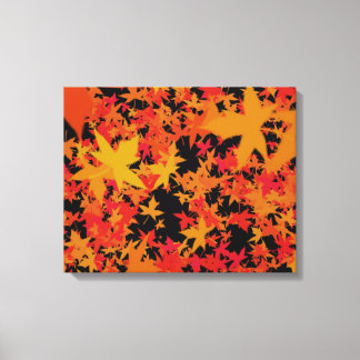 Fall leaves canvas print