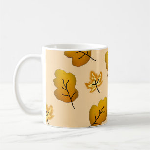 fall leaves coffee mug