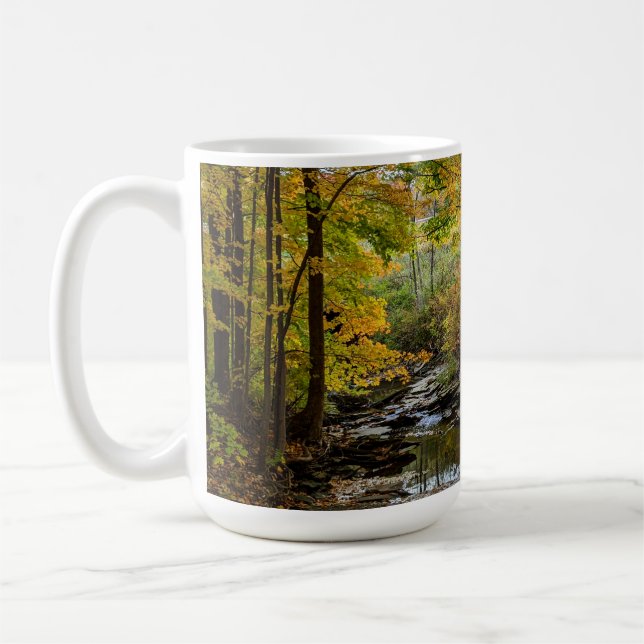 Fall Leaves Coffee Mug (Left)
