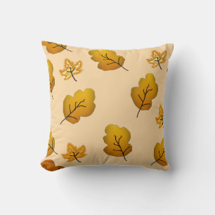 fall leaves cushion