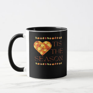 Fall Leaves Cute Autumn Graphic Thanksgiving Pumpk Mug