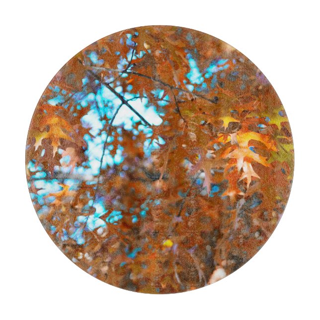 Fall Leaves Cutting Board (Front)