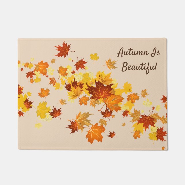 Fall Leaves Doormat (Front)