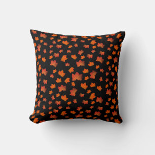 FALL LEAVES ELEGANT AUTUMN LEAF NATURE HALLOWEEN   CUSHION