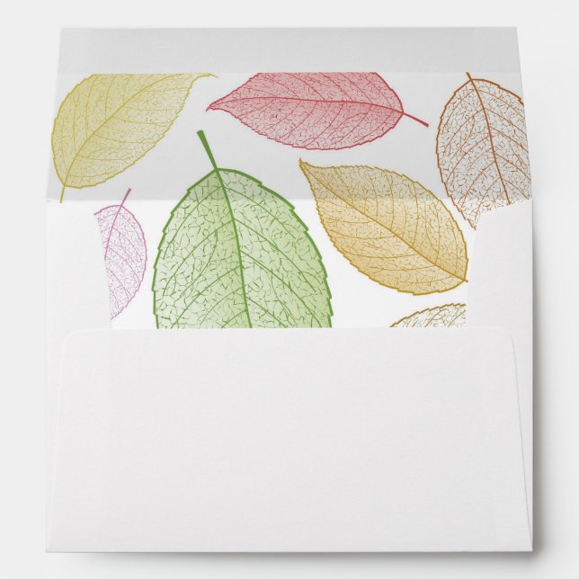 Fall Leaves - Envelope (Back (Bottom))